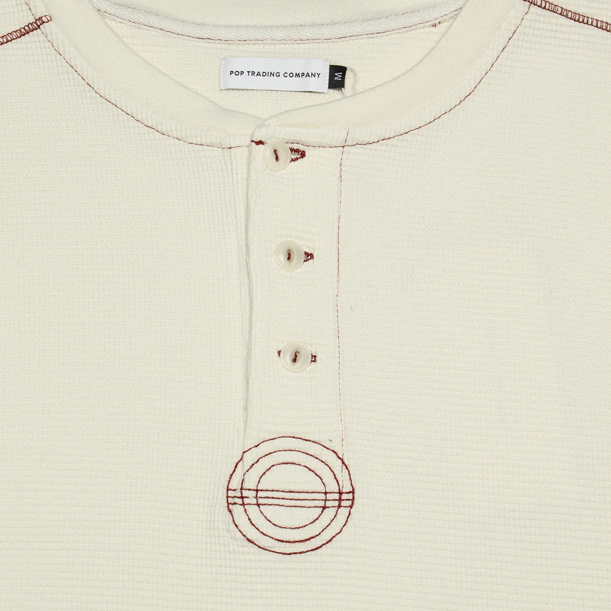 Henley Waffle Sweat