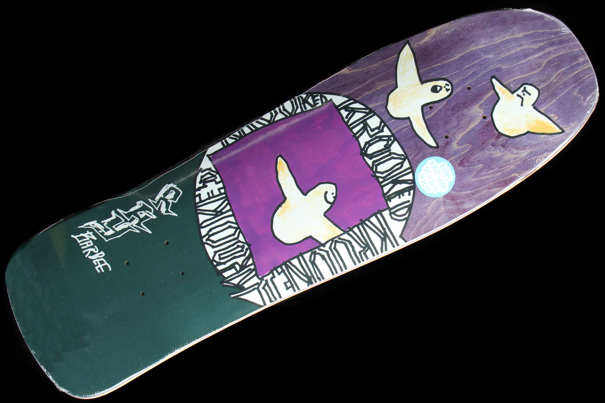 5148-barbee-shaped-bird-nest-purple-deck-9.5-1.webp Barbee - Shaped Bird Nest Purple Deck 9.5"